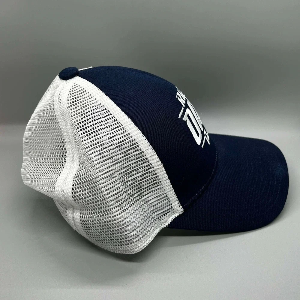 Rice Owl Club adidas Snap-Back Hat Unisex Navy/White Used Mesh Trucker Cap NCAA